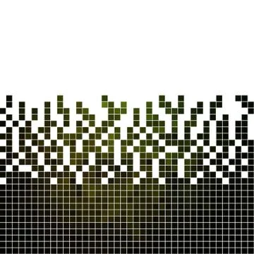 Abstract vector square pixel mosaic background イラスト素材