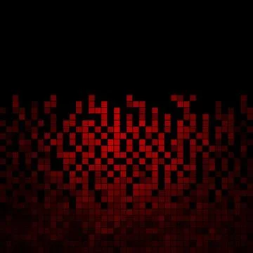 Abstract vector square pixel mosaic background Illustrazione stock