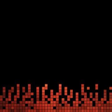 Abstract vector square pixel mosaic background Stock Illustration