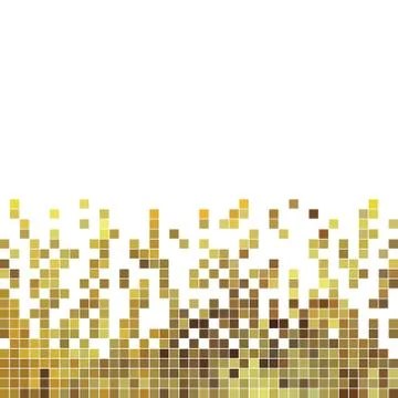 Abstract vector square pixel mosaic background イラスト素材