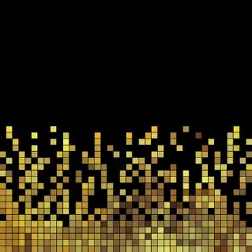 Abstract vector square pixel mosaic background Stock Illustration