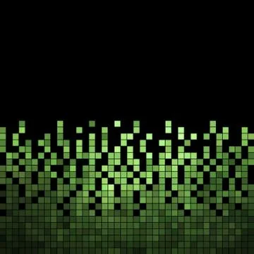 Abstract vector square pixel mosaic background 库存插图