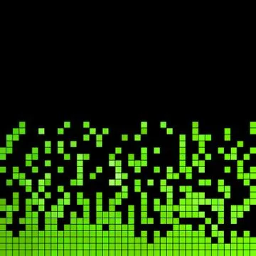 Abstract vector square pixel mosaic background Stock Illustration