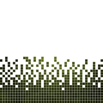 Abstract vector square pixel mosaic background Stock Illustration