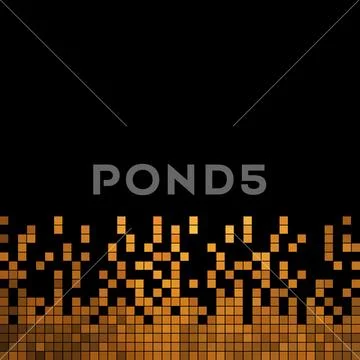 Abstract vector square pixel mosaic background Stock-Illustration
