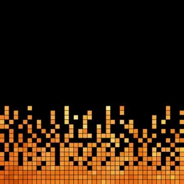 Abstract vector square pixel mosaic background 스톡 일러스트