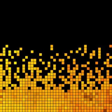 Abstract vector square pixel mosaic background Stock Illustration