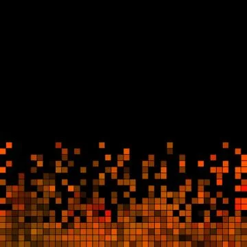 Abstract vector square pixel mosaic background Stock Illustration