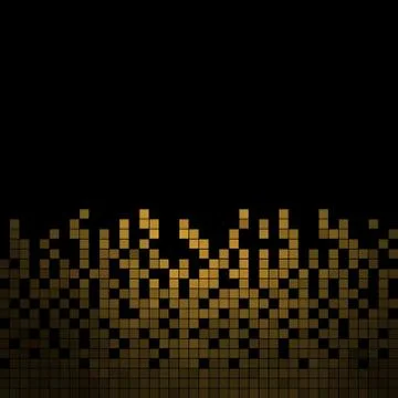 Abstract vector square pixel mosaic background 库存插图