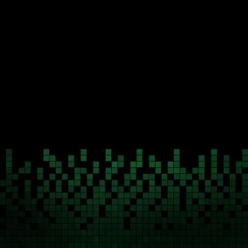 Abstract vector square pixel mosaic background Illustrazione stock
