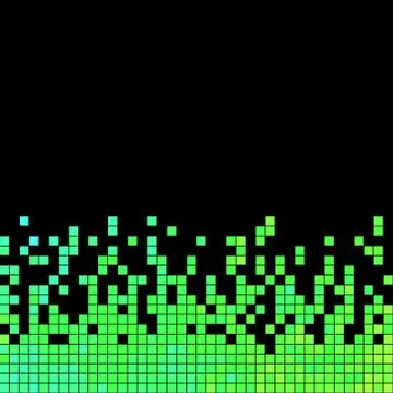 Abstract vector square pixel mosaic background Stock Illustration
