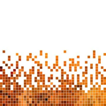 Abstract vector square pixel mosaic background イラスト素材