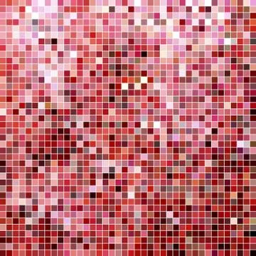 Abstract vector square pixel mosaic background Illustrazione stock