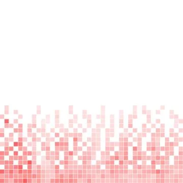 Abstract vector square pixel mosaic background Stock Illustration