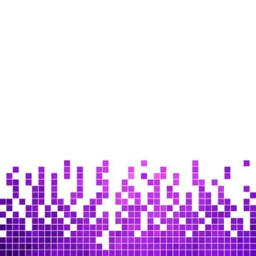 Abstract vector square pixel mosaic background Stock Illustration