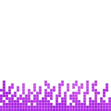 Abstract vector square pixel mosaic background Stock Illustration