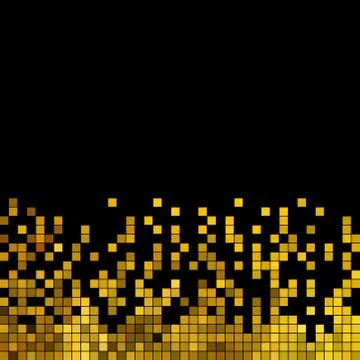 Abstract vector square pixel mosaic background Stock Illustration