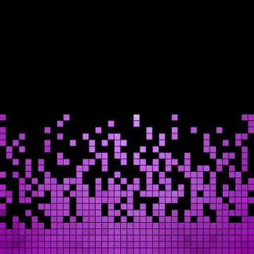 Abstract vector square pixel mosaic background Stock Illustration