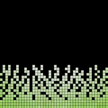 Abstract vector square pixel mosaic background Stock Illustration
