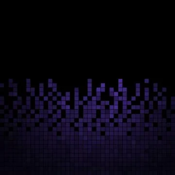 Abstract vector square pixel mosaic background Stock Illustration