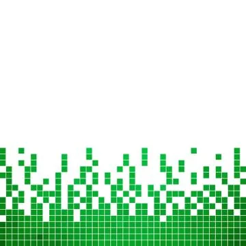 Abstract vector square pixel mosaic background Illustrazione stock
