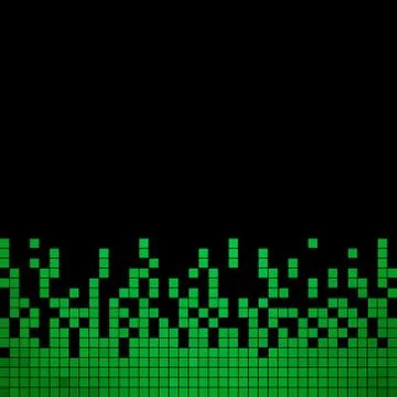 Abstract vector square pixel mosaic background Illustrazione stock