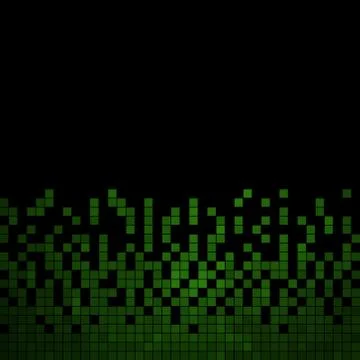 Abstract vector square pixel mosaic background Illustrazione stock