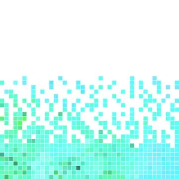 Abstract vector square pixel mosaic background Stock Illustration