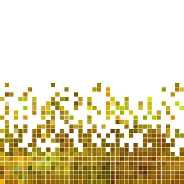 Abstract vector square pixel mosaic background Stock Illustration