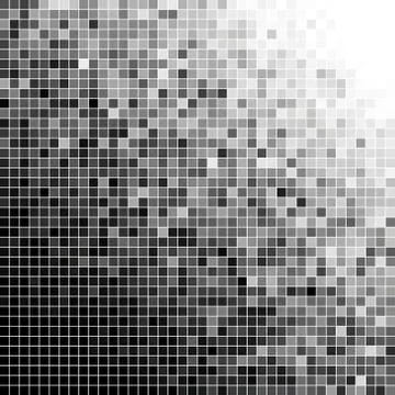 Abstract vector square pixel mosaic background Stock Illustration