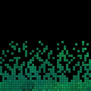 Abstract vector square pixel mosaic background 스톡 일러스트
