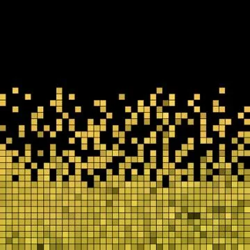 Abstract vector square pixel mosaic background Stock Illustration