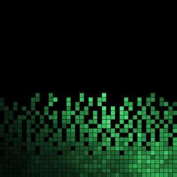 Abstract vector square pixel mosaic background Stock Illustration