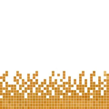 Abstract vector square pixel mosaic background 库存插图