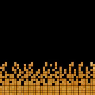 Abstract vector square pixel mosaic background Stock Illustration