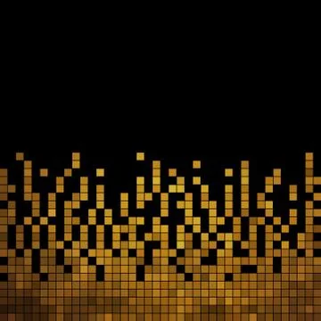 Abstract vector square pixel mosaic background Stock Illustration