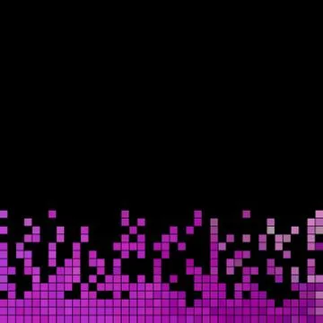 Abstract vector square pixel mosaic background Stock-Illustration