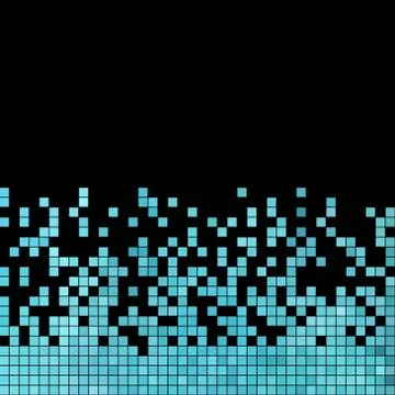 Abstract vector square pixel mosaic background Stock Illustration