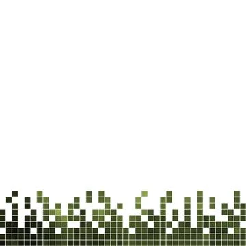 Abstract vector square pixel mosaic background Stock Illustration