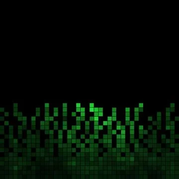 Abstract vector square pixel mosaic background 스톡 일러스트
