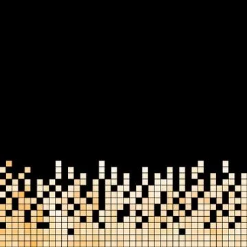 Abstract vector square pixel mosaic background 스톡 일러스트