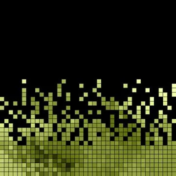 Abstract vector square pixel mosaic background Stock Illustration