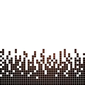 Abstract vector square pixel mosaic background Stock Illustration