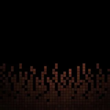 Abstract vector square pixel mosaic background Stock Illustration