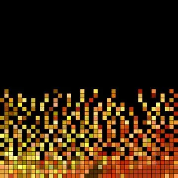 Abstract vector square pixel mosaic background 스톡 일러스트
