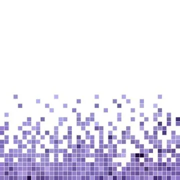 Abstract vector square pixel mosaic background Stock Illustration