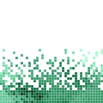 Abstract vector square pixel mosaic background Stock Illustration