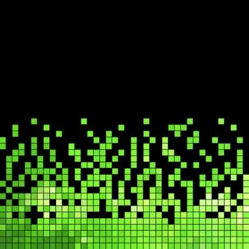 Abstract vector square pixel mosaic background Stock Illustration