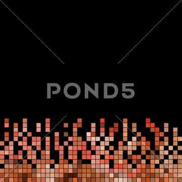Abstract vector square pixel mosaic background Stock Illustration