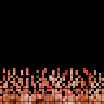 Abstract vector square pixel mosaic background Stock Illustration